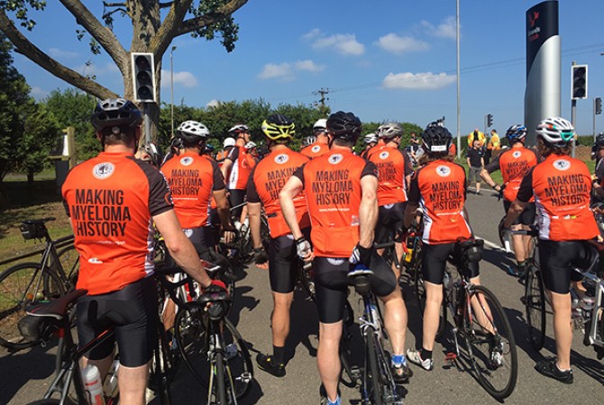 KDW Complete the Myeloma UK London to Paris Ride 2017